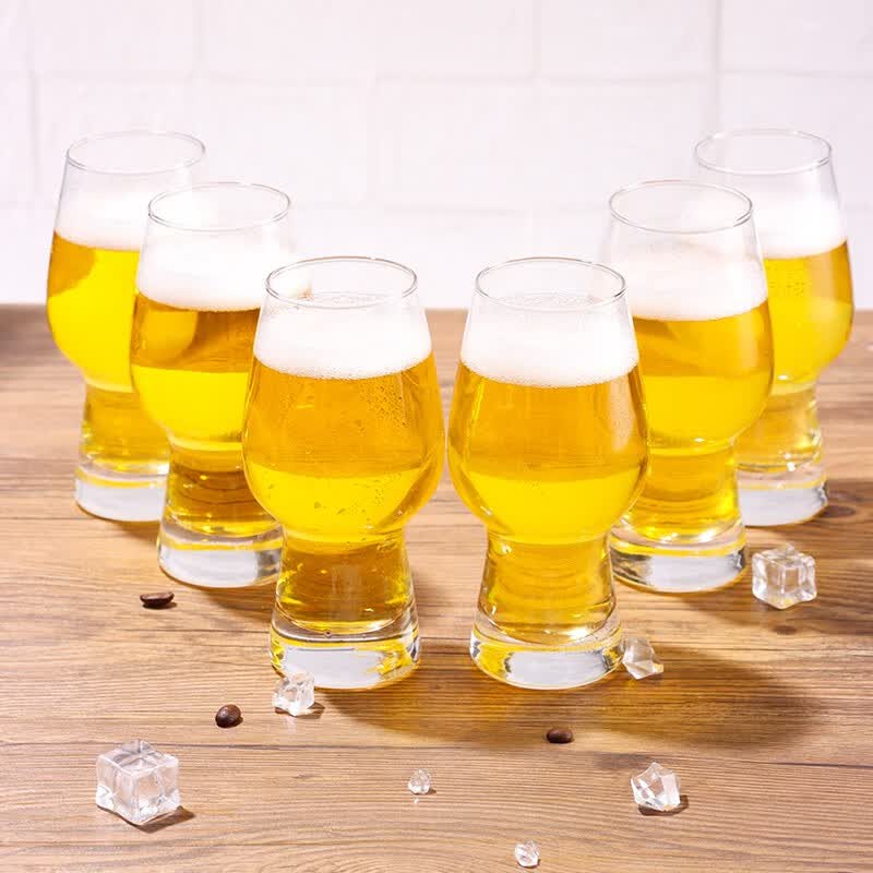 拜杰baijie啤酒杯扎啤杯玻璃创意啤酒杯餐厅酒吧酒杯家用大号收腰水杯