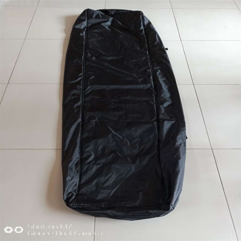 裹尸袋遗体接送袋 春亚纺装尸袋牛津涂胶遗体袋尸体袋 黑色春亚纺防水