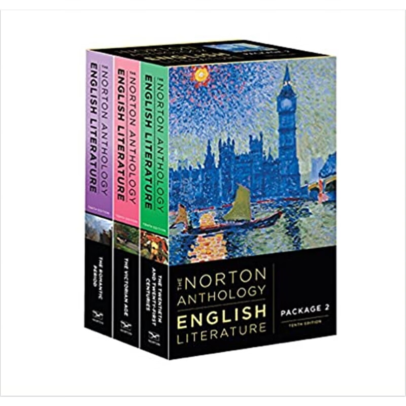 诺顿英国文学套装 The Norton Anthology of English Literature 第10版 Package 2 英文原版Vol D+E+F