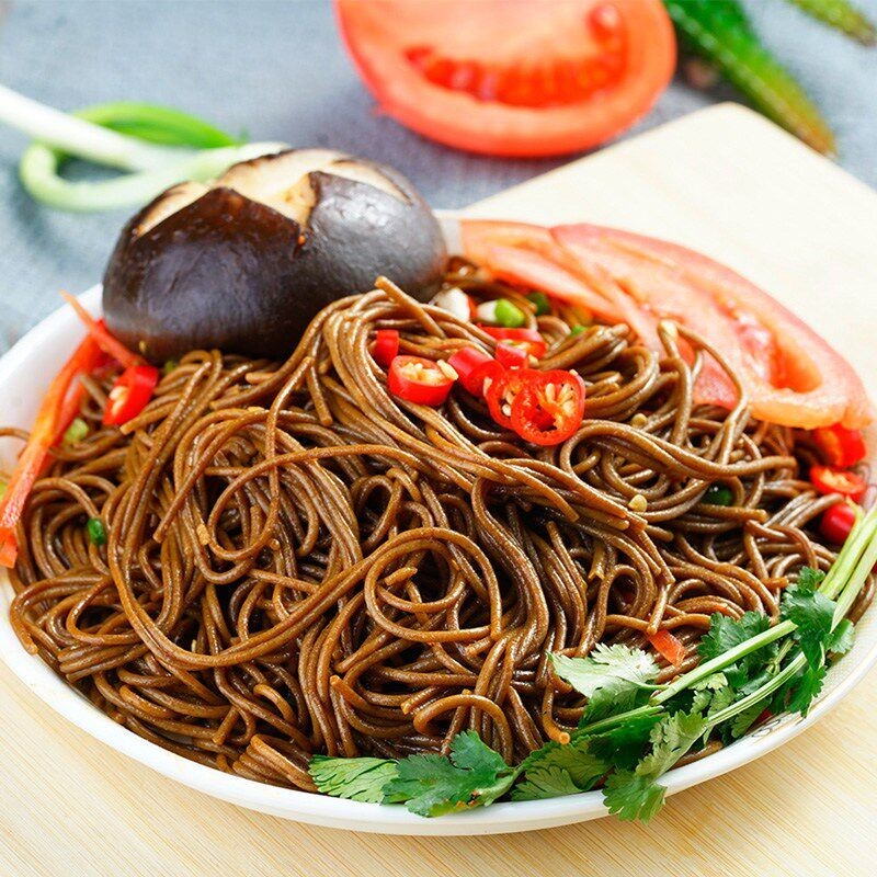 玉乡思 陕西荞麦饸饹面杂粮面条苦荞挂面全粗粮纯肪荞面非油炸免煮泡
