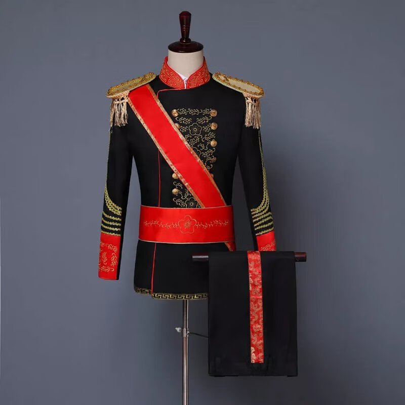 万派摩男民国风军阀大帅年会演出服话剧小品相声影楼艺考剧本杀古