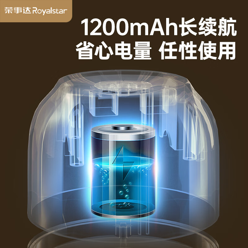 荣事达电动打蒜器绞肉机小型蒜泥神器多功能料理机自动拉蒜器蒜泥捣碎器 清仓特价【精钢6叶】350ml玻璃