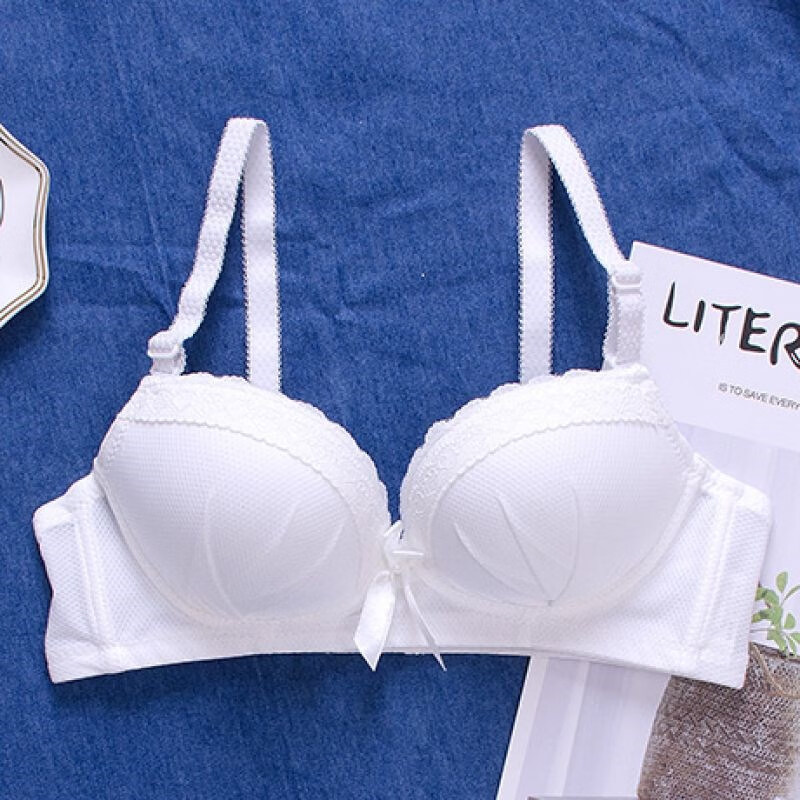 sondr女生内衣大学生小胸少女无钢圈文胸胸罩套装聚拢薄款高中学生