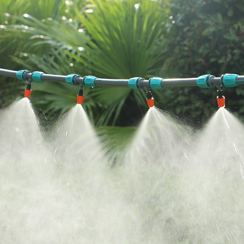 汉轩 雾化喷头自动浇花器灌溉降温浇水神器喷雾器园林家用农用微喷