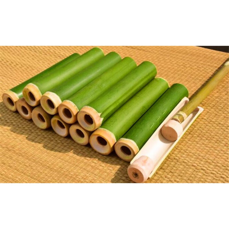 竹筒粽子带活塞 摆地摊竹筒顶出款 劈开款竹筒模具 家用商用mdng 内