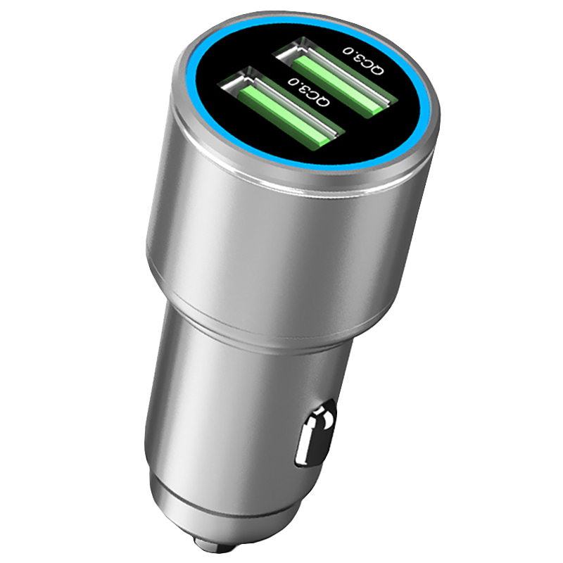 ���ڲ�����Ŧ����Newmine�����س���� ������ ������USB���������� �����ֻ���������� 6A�Ͻ�QC3.0����-��ɫ