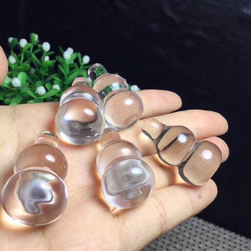 硕熙白水晶葫芦吊坠 包挂挂件 项链挂坠