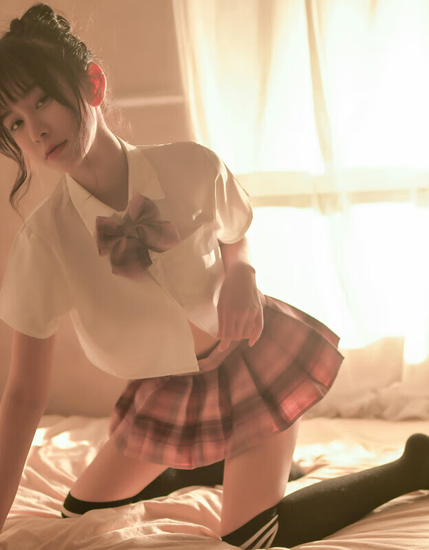 vieruodisboussac 情趣内衣校园装性感jk制服诱惑火辣百褶短裙角色