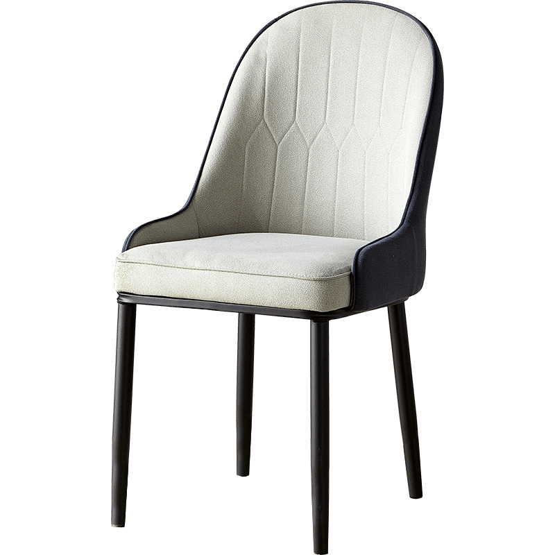 华恺之星 椅子餐椅家用客厅酒店椅现代简约轻奢餐厅椅子办公靠背椅北欧时尚休闲书房椅子吧台椅CY110 【轻奢加厚餐椅】【柔肤科技布】【8把装】【颜色备注