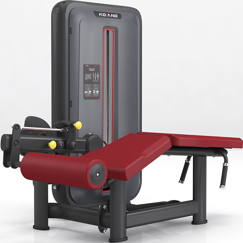 屈伸健身器材商用健身房腿部屈伸力量训练器材 6008俯卧式屈腿训练器