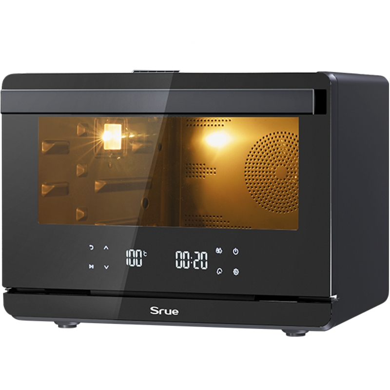 SRUE西松蒸烤箱一体机家用多功能台式电蒸箱空气炸烤箱 蒸烤炸一体机