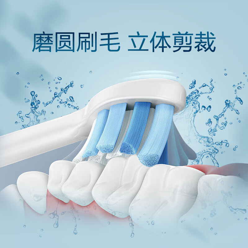 飞利浦电动牙刷头适配HX6730/HX6511/HX6616/HX6761/HX3226HX3216 HX9033 牙龈护理型3支装