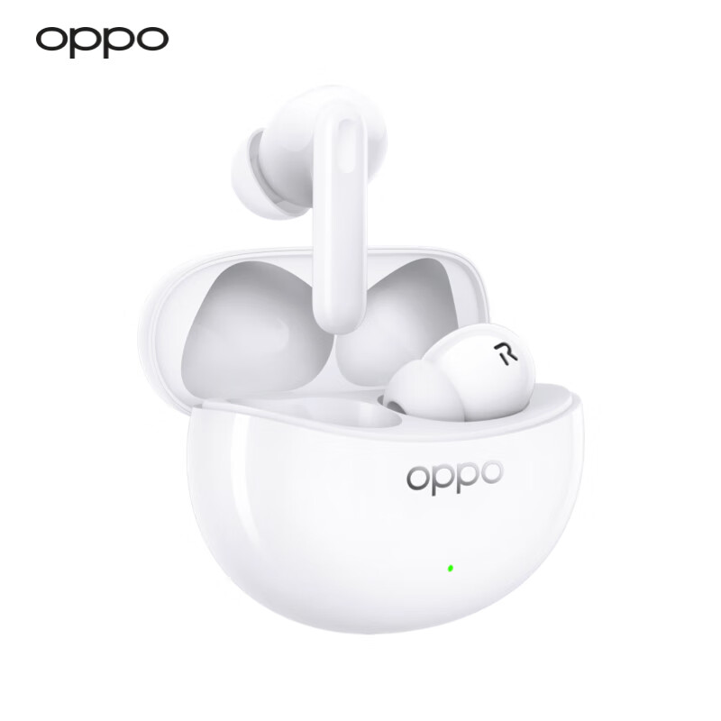 OPPO Enco Free3 真无线主动降噪蓝牙入耳式音乐运动游戏智能跑步耳机 通用苹果华为小米手机 青霜白