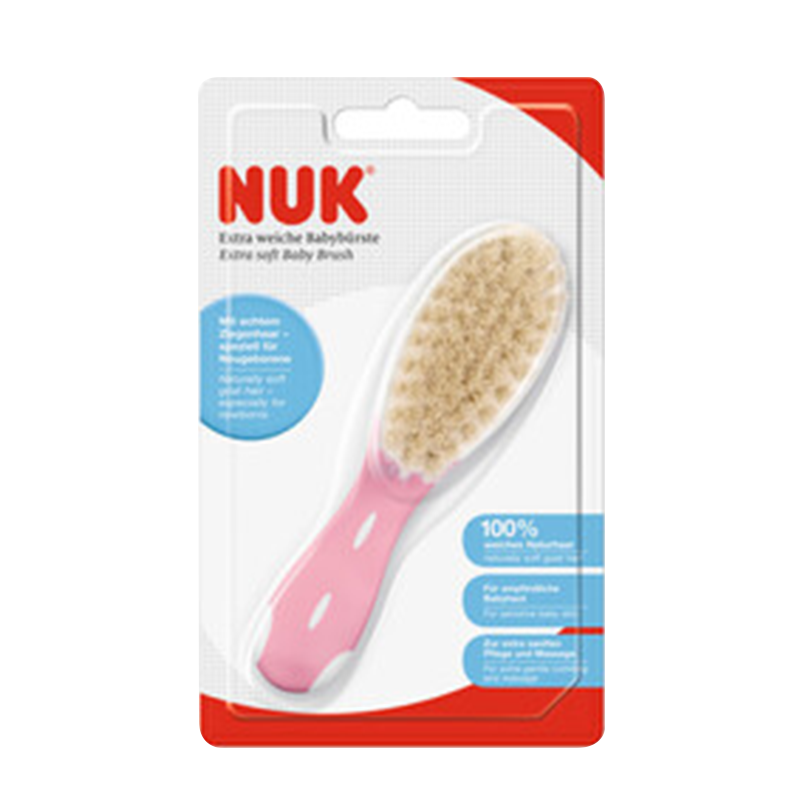 NUK����Ӥ�����Ӱ�Ħͷˢ���ᱦ������ëˢ  ������������ ������ë����ɫ����װ