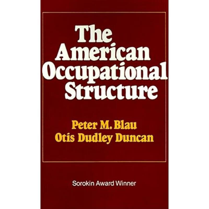 现货 The American Occupational Structure