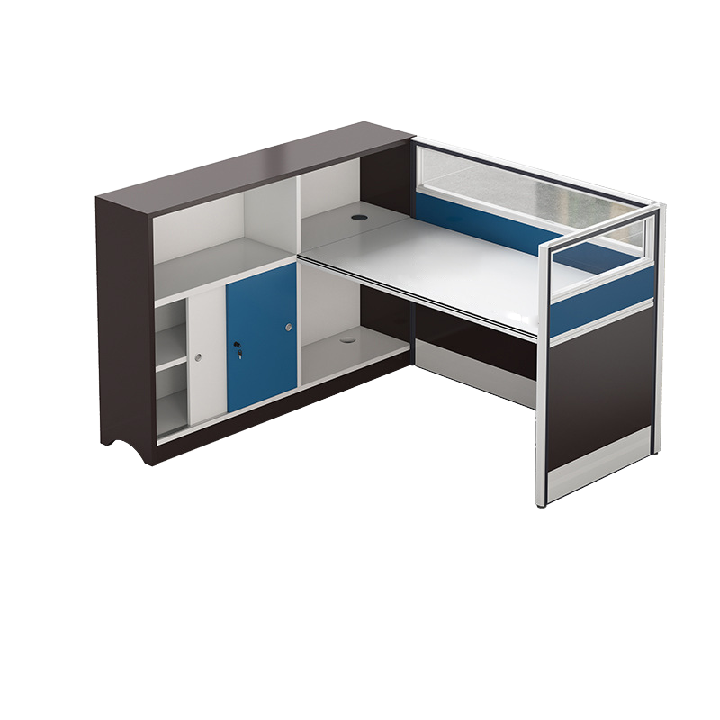 荣将屏风办公桌职员桌员工桌员工位工作位电脑桌卡座出字型六人位2800*4200*1090mm