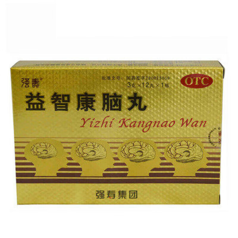 [强寿] 益智康脑丸 3g*12丸/盒 1盒