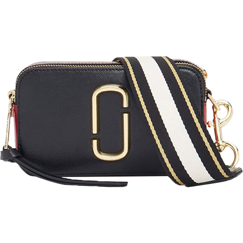 马克·雅克布女士SNAPSHOT系列黑色红色拼接相机包M0012007-011价格走势|可以查询箱包历史价格的网站