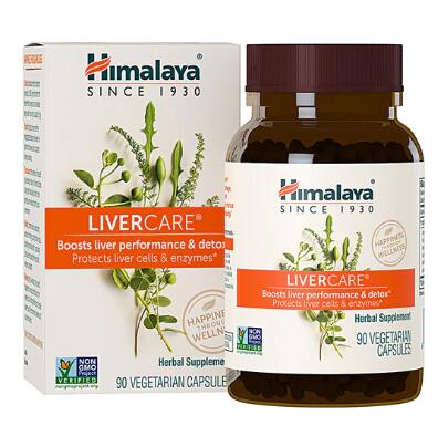 美国himalaya livercare/liv 52 肝脏理胶囊 肝宝 90粒