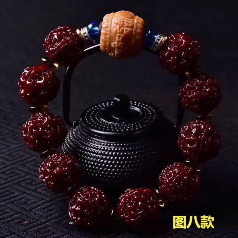 【七夕情人节】精品尼泊尔包浆玉化5瓣6瓣大金刚手链机刷包浆金刚菩提