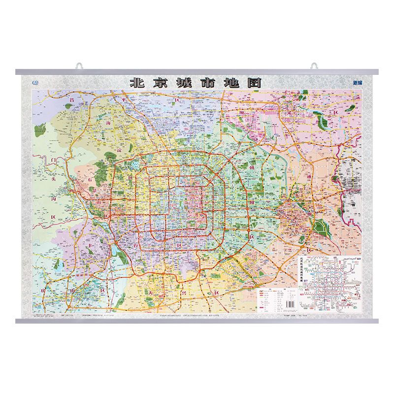 2022城区景点交通线路地铁公交机场港口高清防水 【挂图】款