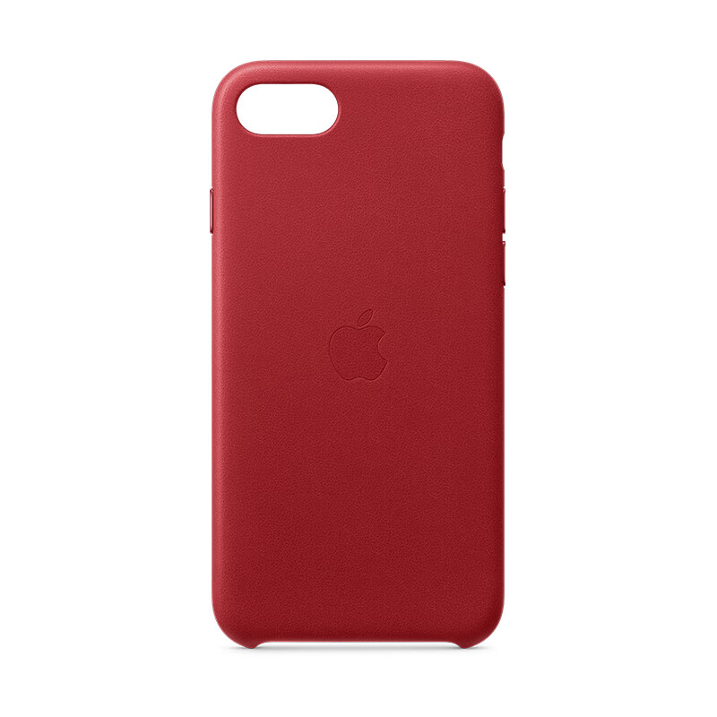 Apple iPhone SE 原装皮革手机壳 保护壳 - 红色