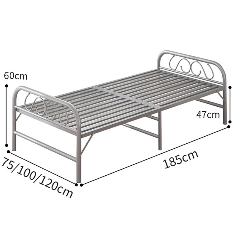 uhfr 钢丝床 折叠床钢丝床床铁床单人床出租屋简易床小铁艺床午休床可