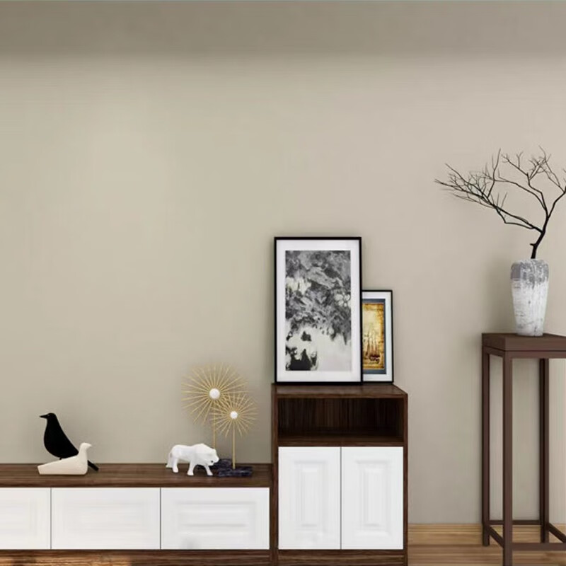 nebres home可定制nebres&dtc 出口意大利壁布墙布欧洲环保标准奶茶色