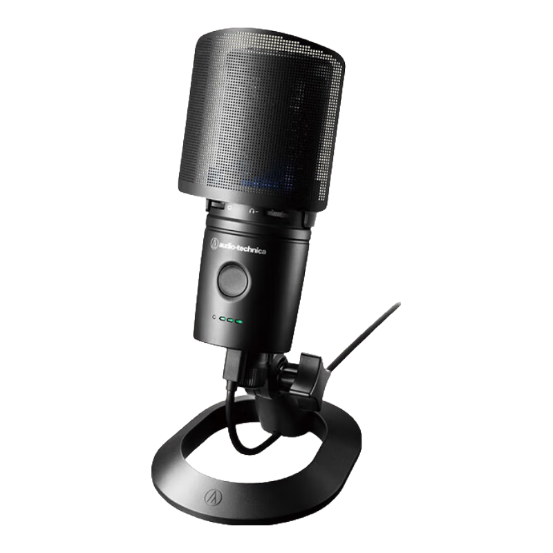 鐵三角AT2020USB-XP 指向性電容直播麥克風(fēng)專業(yè)級(jí)K歌錄音配音專用收音話筒