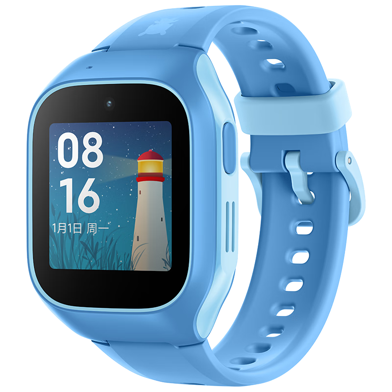 Xiaomi 小米 6C 4G智能手表 蓝色表壳 蓝色硅胶表带（北斗、GPS）