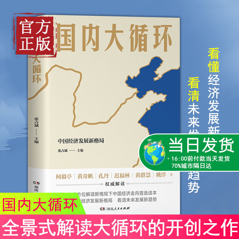 【正版书籍】国内大循环(中国经济发展新格局) 何毅亭黄奇帆迟福林黄群慧姚洋 智囊重磅发声 湖南人民出