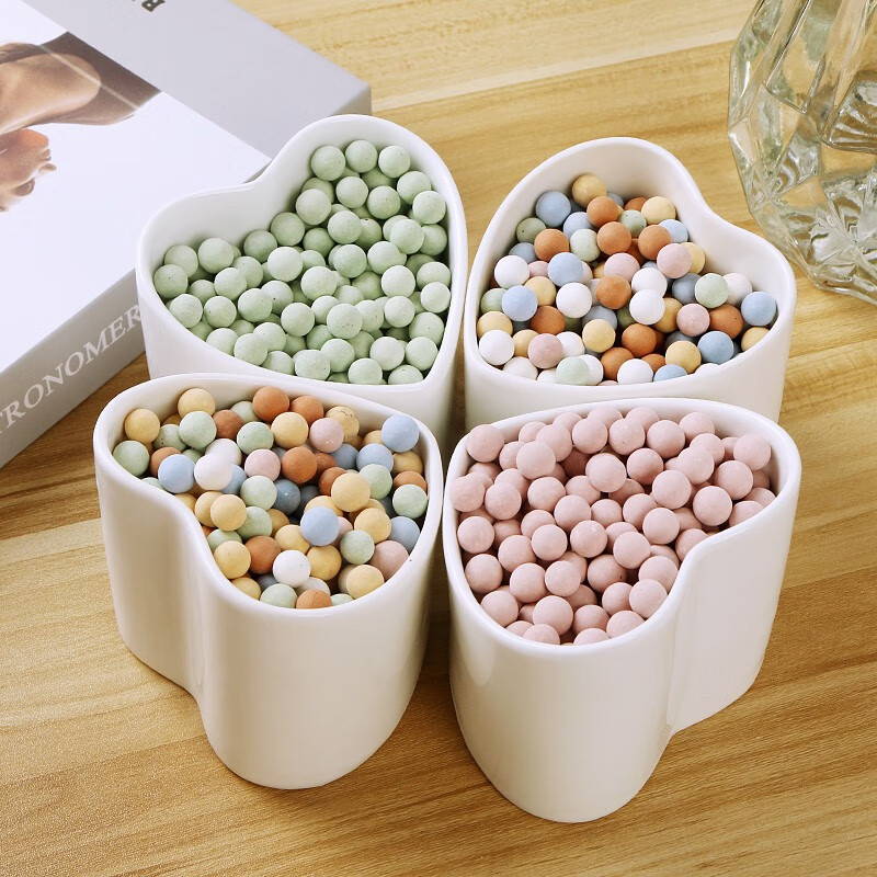 石花盆垫底排水 无土栽培水培盆栽花卉植物介质装饰覆盖陶土粒营养土