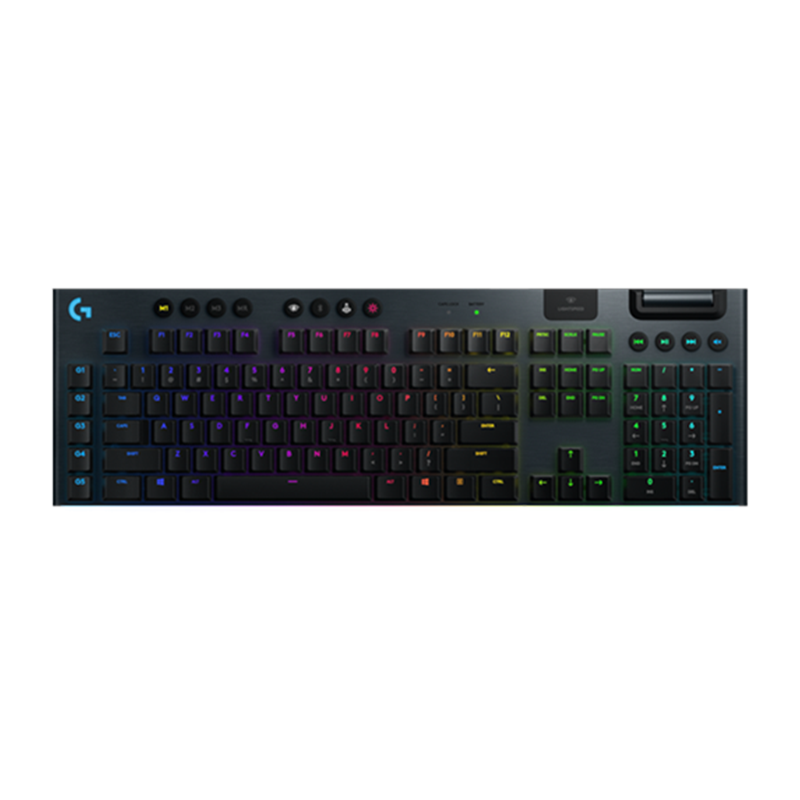 罗技（G）G913 TKL 机械键盘 无线蓝牙双模 RGB背光 矮轴 无数字键盘 T轴（类茶轴）