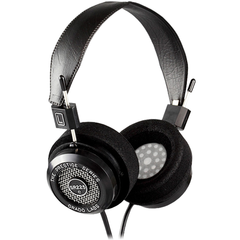 GRADO 歌德 SR225e 耳罩式头戴式动圈有线耳机 黑色 3.5mm