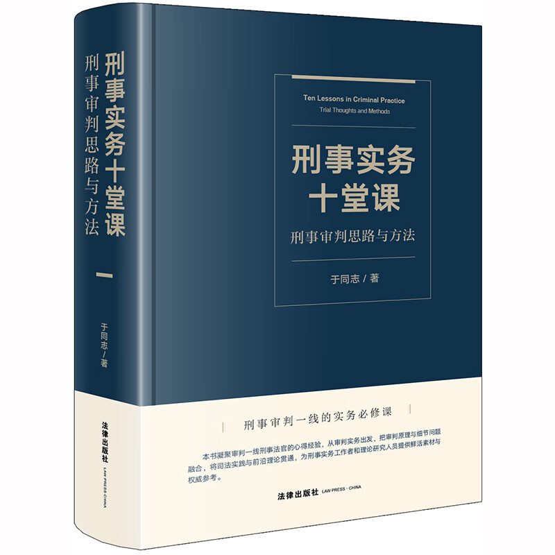 法律知识律师金融系列图书： 刑事实务十堂课:审判思路与方法