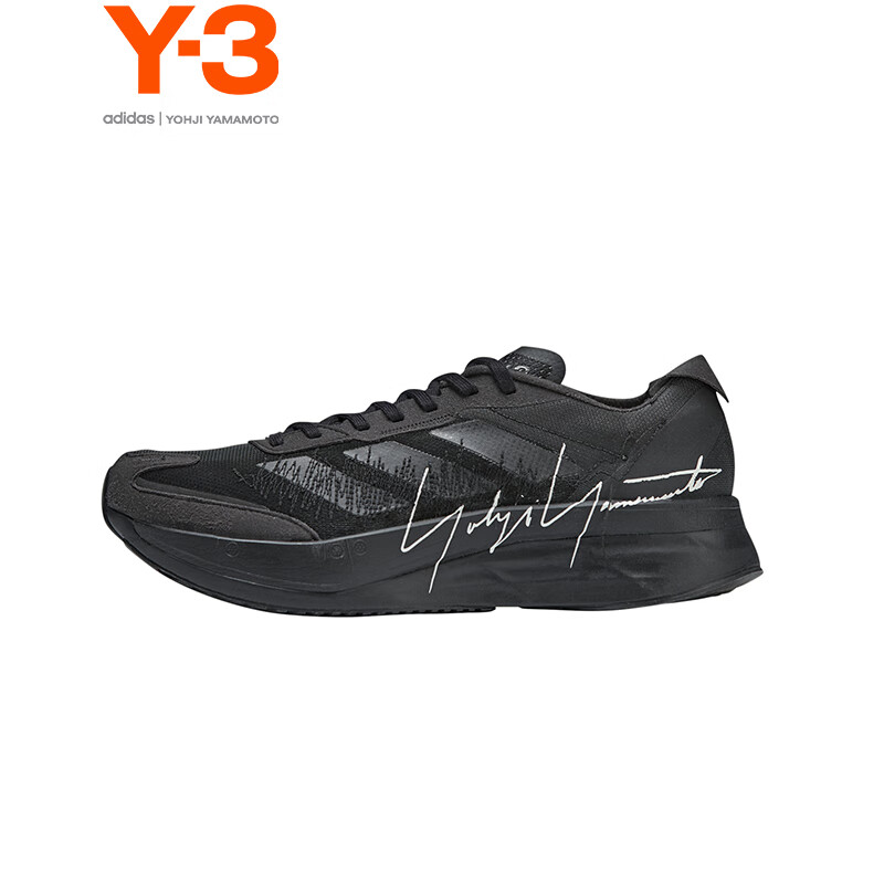 Y-3【商场同款】BOSTON 11 y3新款签名款网面休闲鞋男跑步鞋38IE9395 黑色 8.5 42  2/3