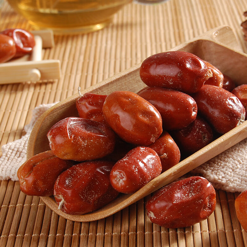 茗仟(mingqian)甘肃敦煌特产莫园沙枣300克x2袋干果枣子小吃野枣子 红