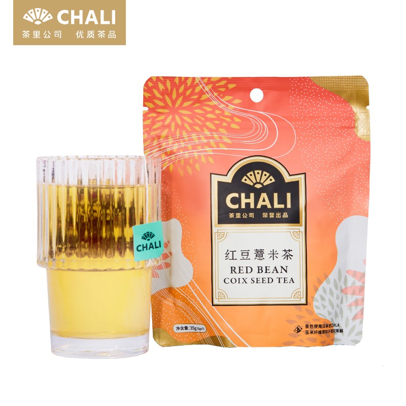 茶里 ChaLi 红豆薏米茶7包装 红枣芡实养生茶袋泡茶茶包35g