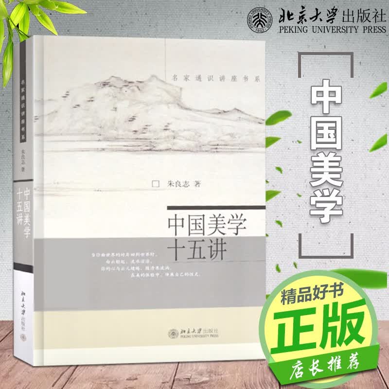 中国美学十五讲 朱良志 书店正版畅销图书籍名家通识讲座书系美学入门基础书籍畅销书排行榜朱光潜谈美书简