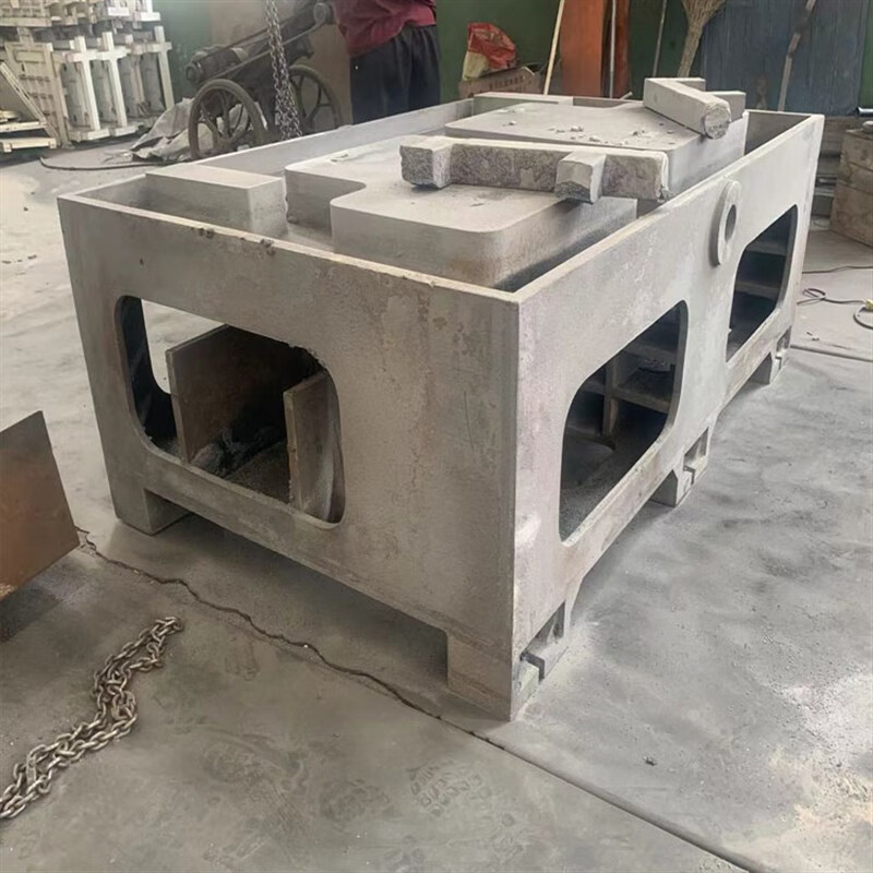 灰铁球墨机床铸件厂家 床身消失模翻砂铸造加工大型数控立柱定做 定做