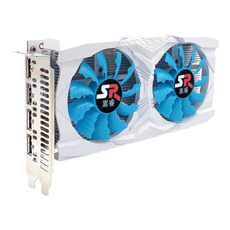嵩睿4屏炒股顯卡GTX1660S/1050Ti/750ti/730多屏顯卡4接口HDMI高清4k投影一拖四路拼接顯卡VGA分屏顯卡 4屏GTX1660S 6G 4HDMI 炒股鎖屏版