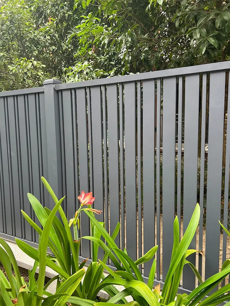 新中式铝艺护栏铝合金围栏阳台别墅围墙院墙户外花园栏杆庭院栅栏