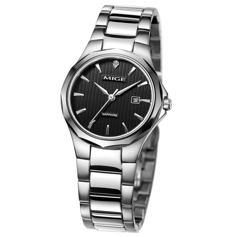 米格(mige)手表男女款石英腕表防水简约风国表生日情人节礼物送女友