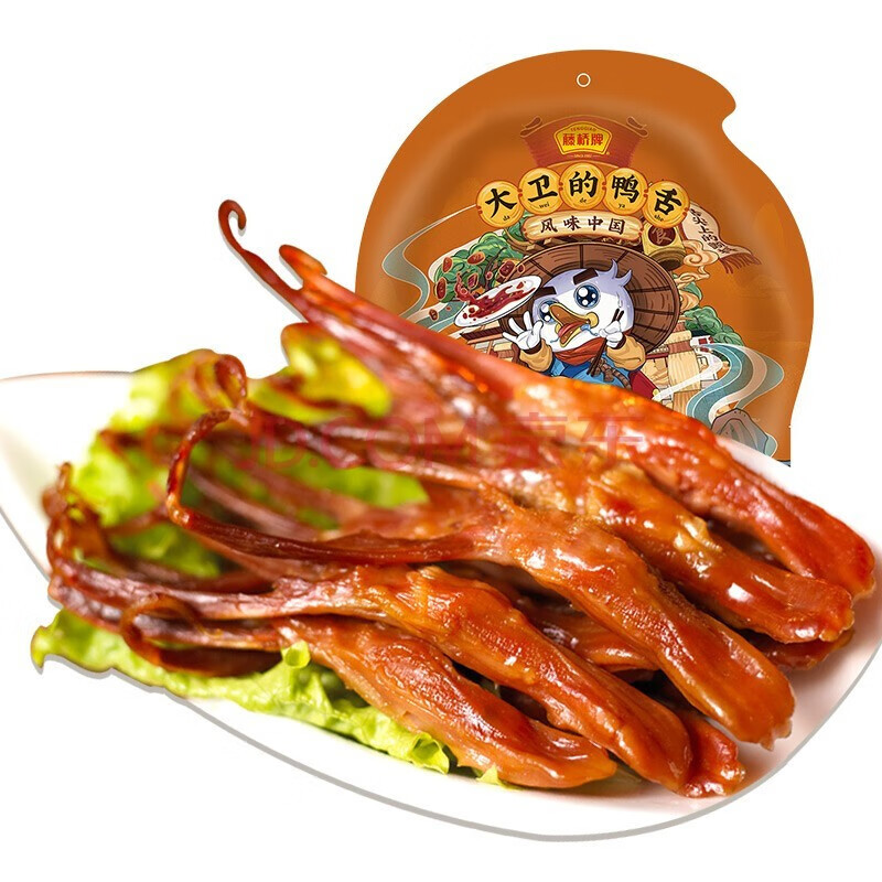 藤桥牌鸭舌经典鸭舌500克鸭舌温州特产小吃休闲食品鸭舌头 酱香味500g
