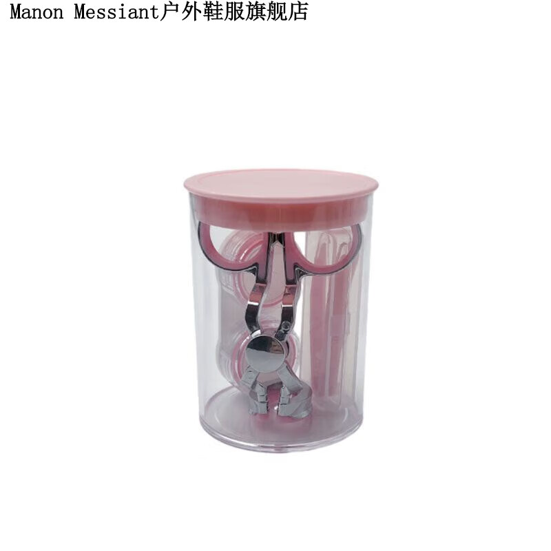 OEING第三代隐形眼镜摘戴工具佩戴辅助器新手带戴撑大眼睛神器旅行装备 三代ABS+合金【粉色+��子吸棒