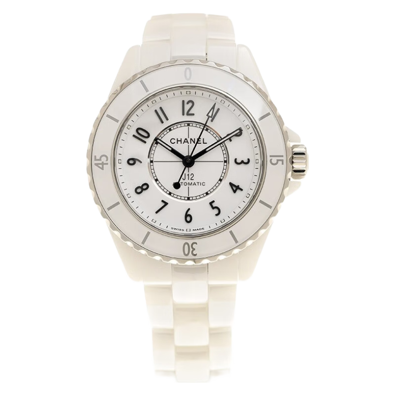 香奈儿(chanel) 香奈儿 j12系列 通体白陶瓷材质自动机械腕表 明星