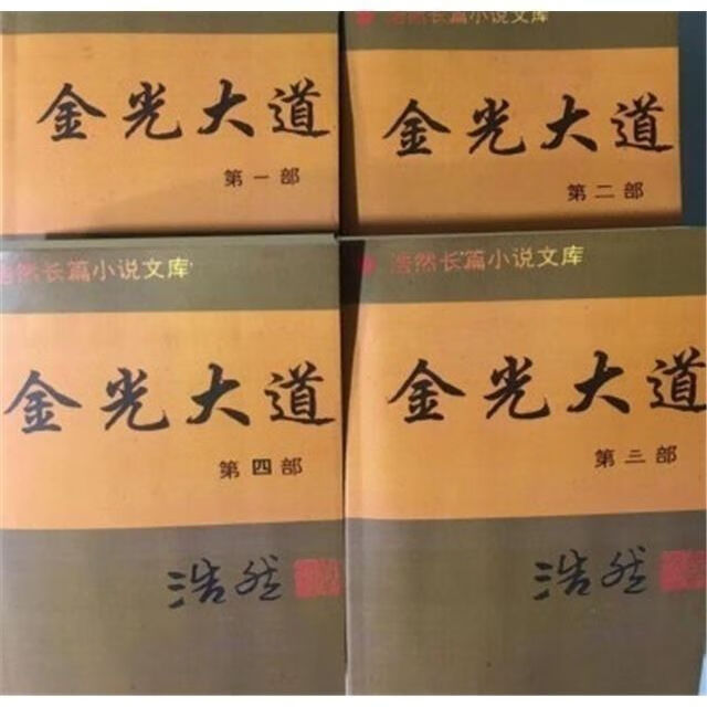 金光大道全套 第1-4部 浩然著经济建设
