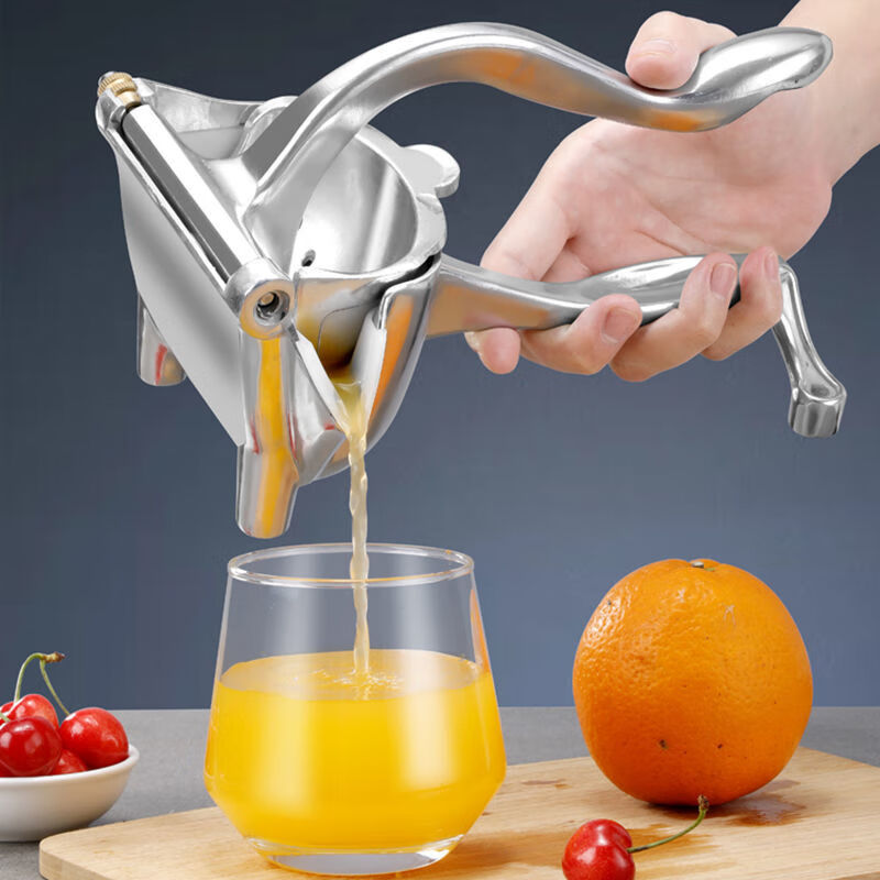 三角岛 手动榨汁机挤压器多功能懒人水果橙汁柠檬神器家用型不锈钢压