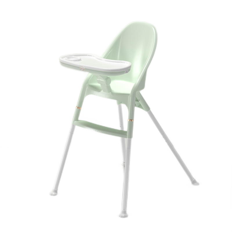 hagaday哈卡达简易便携餐椅 宝宝儿童学坐座椅婴儿吃饭小孩桌椅子家用 牛油果绿（餐盘+矮椅）