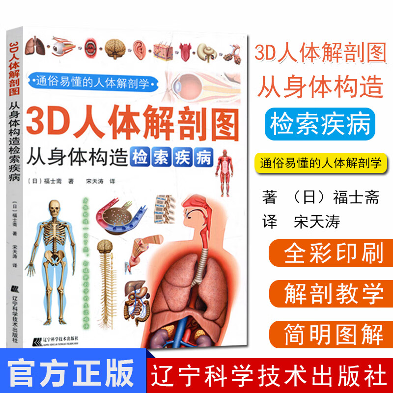 3D人体解剖图：从身体构造检索疾病